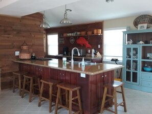 Réfrigérateur, micro-ondes, plaque de cuisson, lave-vaisselle