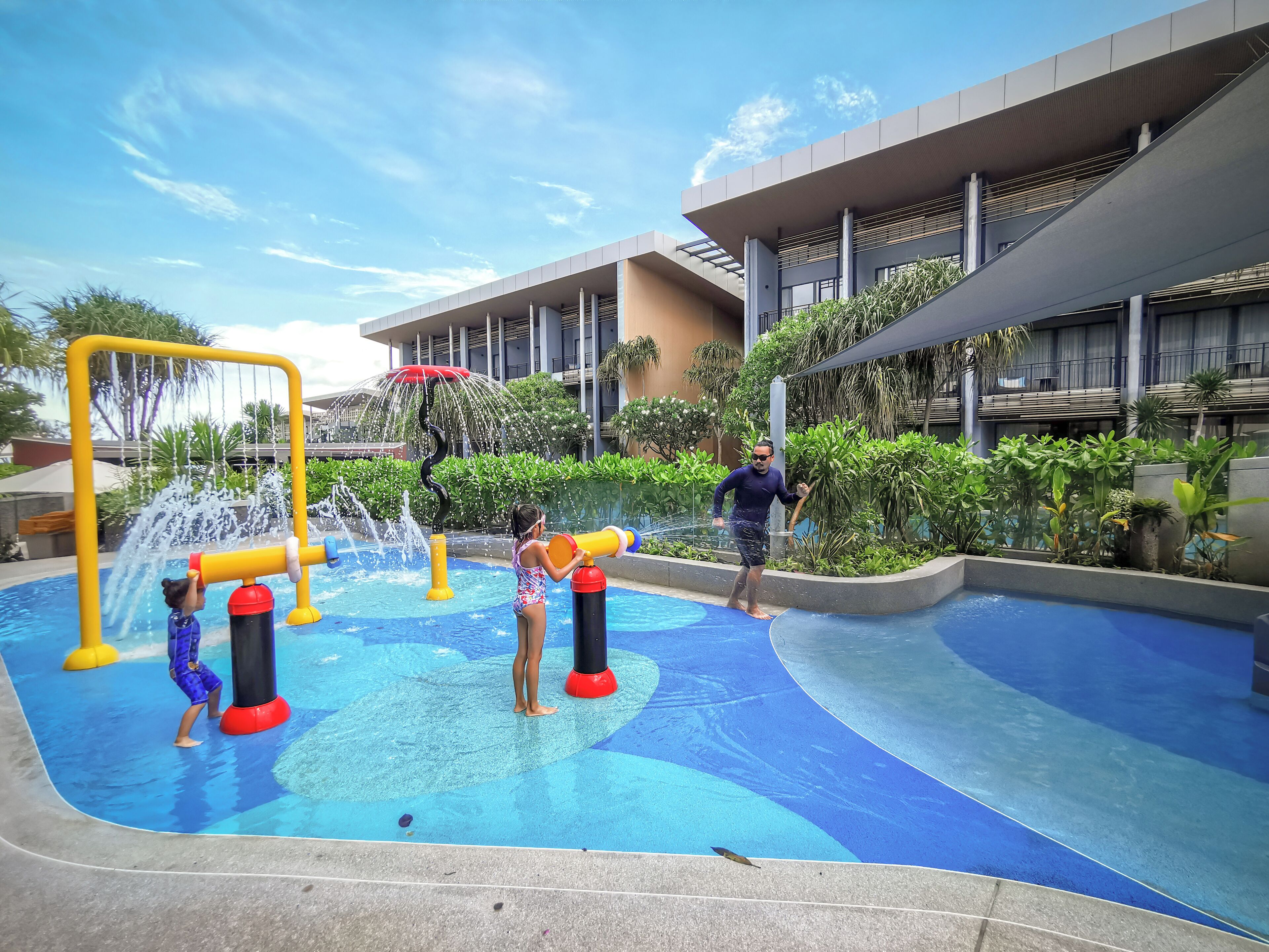 Área de juegos infantiles al aire libre