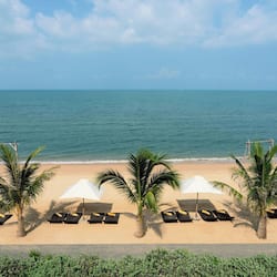 Private beach