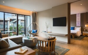 Studio Keluarga, 1 kamar tidur | 1 kamar tidur, seprai premium, minibar, dan brankas