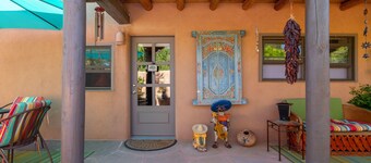  WALK TO DOWNTOWN PLAZA, RAILYARD, AND CANYON ROAD.  HISTORIC ADOBE.