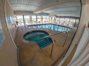 Indoor pool, outdoor pool