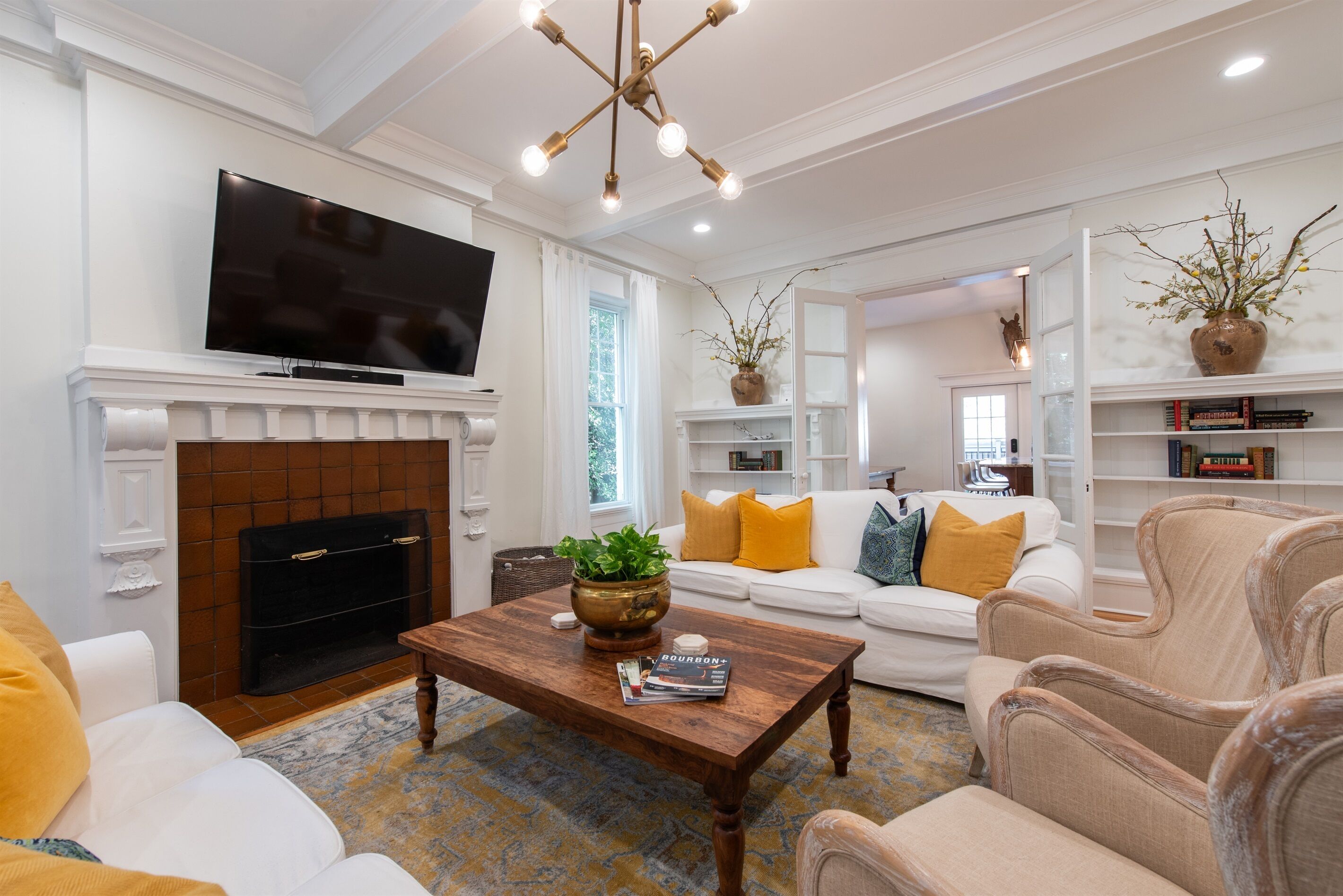 Smart TV, video games, DVD player, books