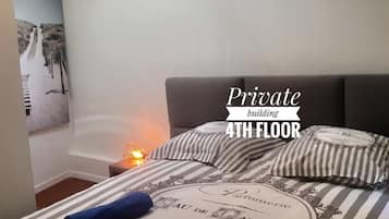4 habitaciones, tabla de planchar con plancha y wifi gratis
