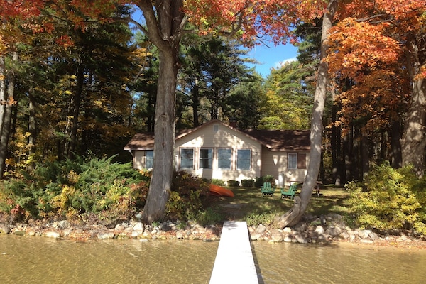 100' of lake frontage + 200' of adjoining undeveloped frontage = 300' shoreline
