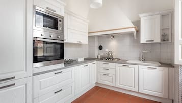 KĂŒhlschrank, Mikrowelle, Ofen, Herdplatte