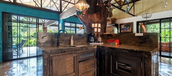 Breakfast With Toucans And Monkeys