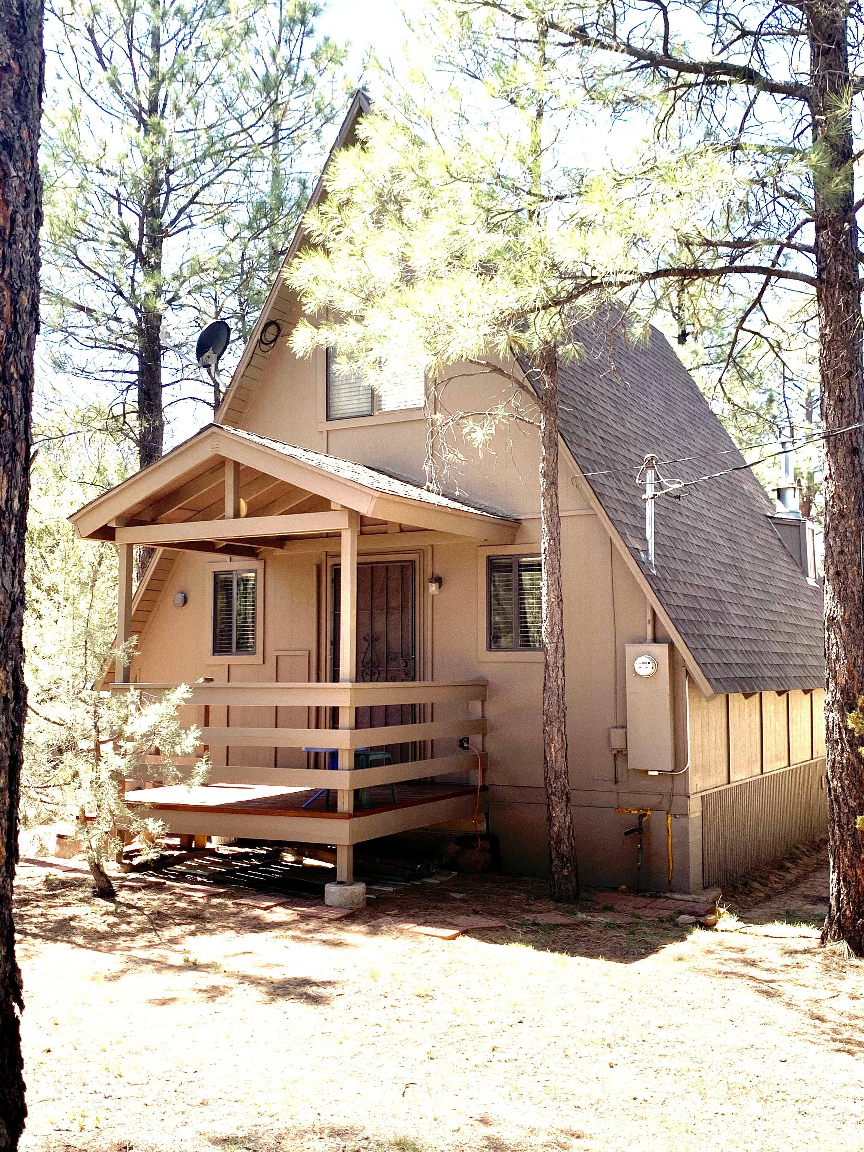Back of cabin.