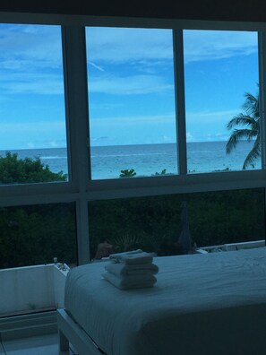 1 bedroom, desk, iron/ironing board, travel crib