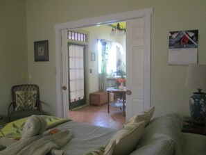 2 bedrooms, iron/ironing board, travel crib, WiFi