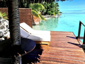 Prestige Suite, Overwater | Terrace/patio - Hôtel Fenua Mata'i'oa (Moorea-Maiao)
