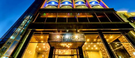 Voorkant van accommodatie