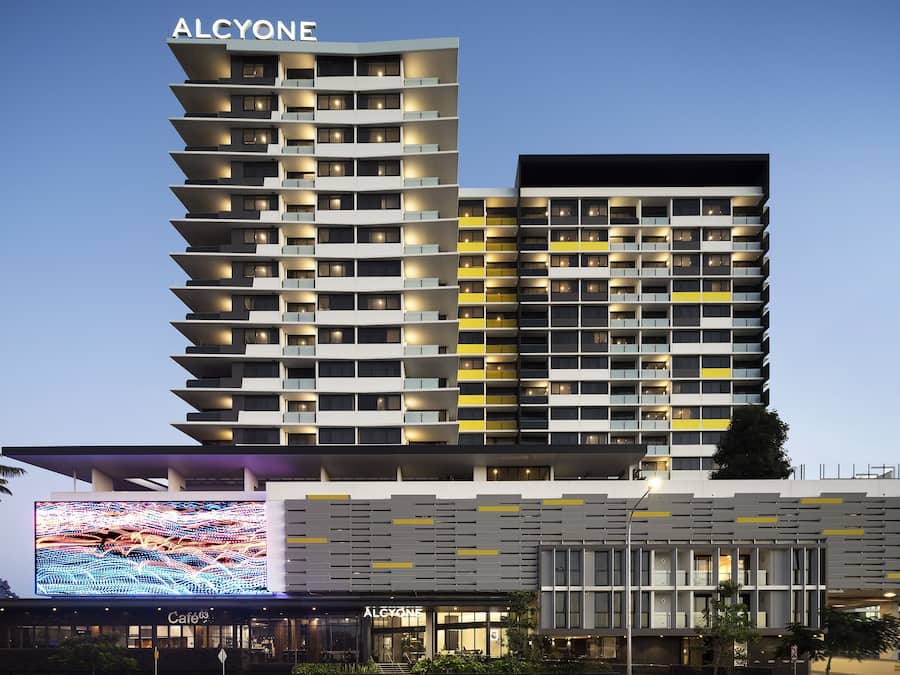 Fassade der Unterkunft