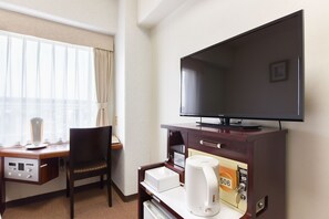 Desk, free WiFi, bed sheets - City Hotel Seiunso (Sakai)
