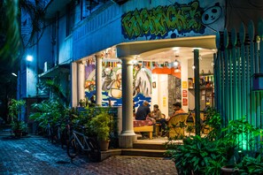 Front of property – evening/night