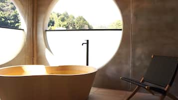 Habitación, para no fumadores, baño privado (Half Outdoor Bath) | Baño | Amenidades de baño gratuitas, secadora de cabello, pantuflas