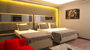 Ropa de cama de alta calidad, minibar y sistema de insonorización 