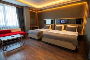 Deluxe Twin Room | Premium bedding, minibar, in-room safe, blackout curtains -  216 Eagle Palace Suite (Istanbul)