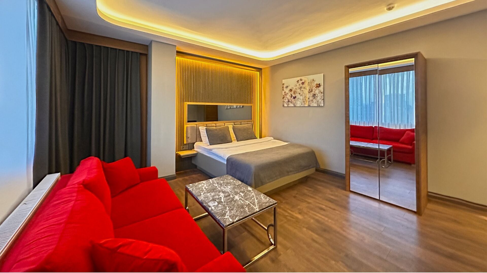 Sängtillbehör av högsta kvalitet och minibar