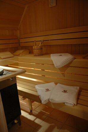 Sauna, steam room