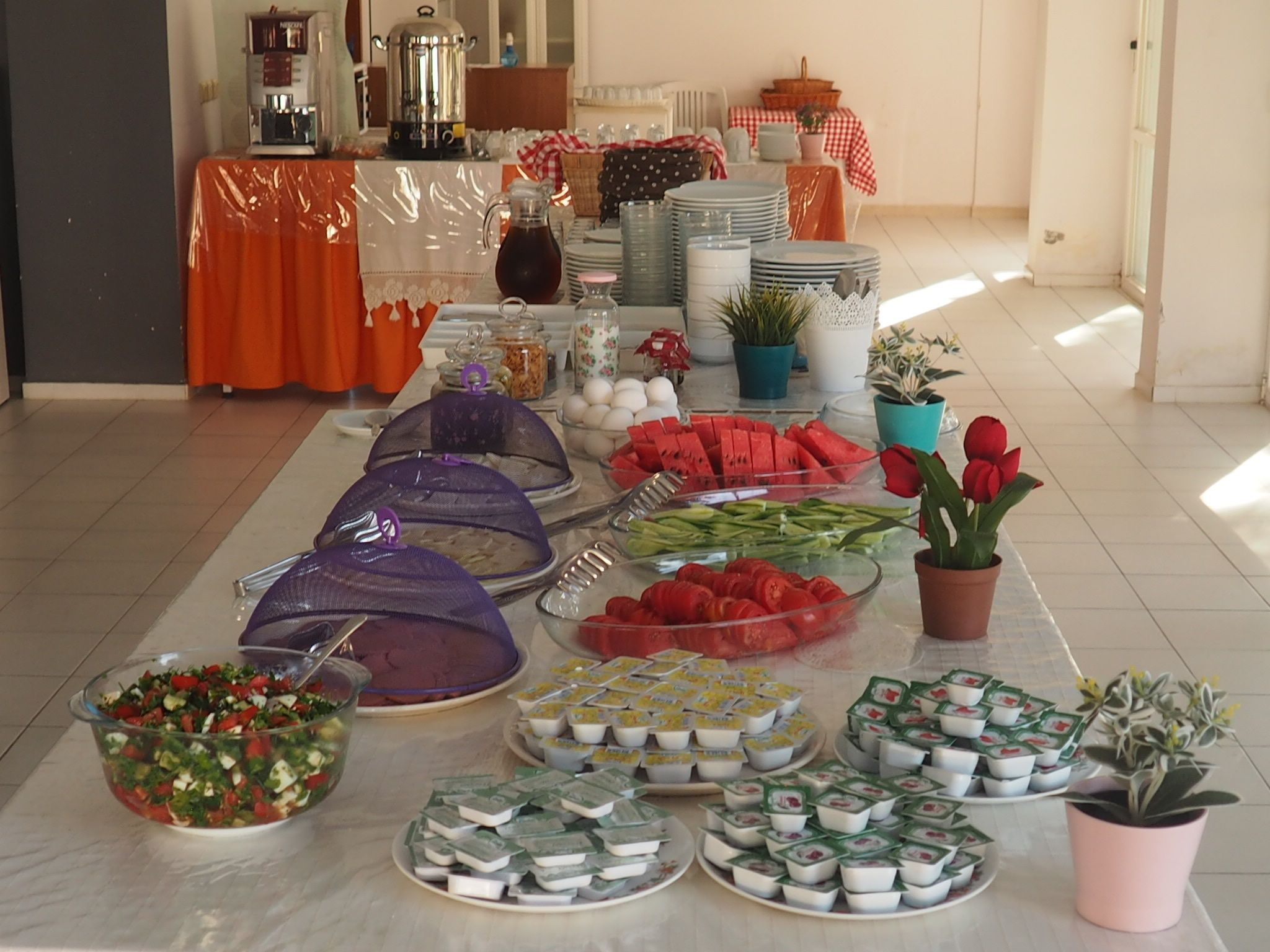 Free daily buffet breakfast 