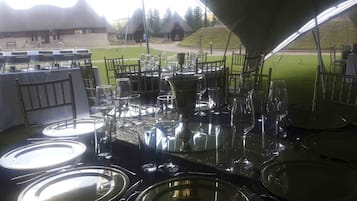 Área de bodas al aire libre