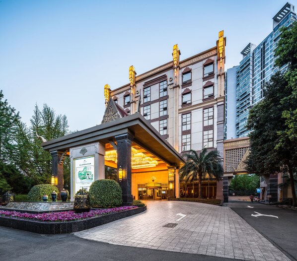 Entrée de l’hébergement