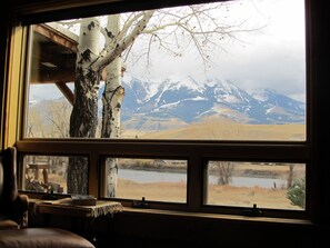 Maison Deluxe, 2 chambres, vue sur le fleuve | Salle de séjour | Téléviseur