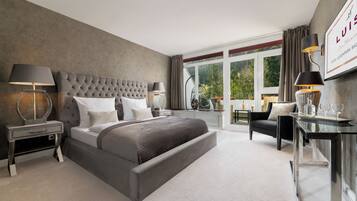 Habitació doble Deluxe | Decoració individual, mobiliari individual i escriptori