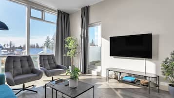 Apartamento júnior | 2 quartos, cortinas blackout, quartos à prova de som