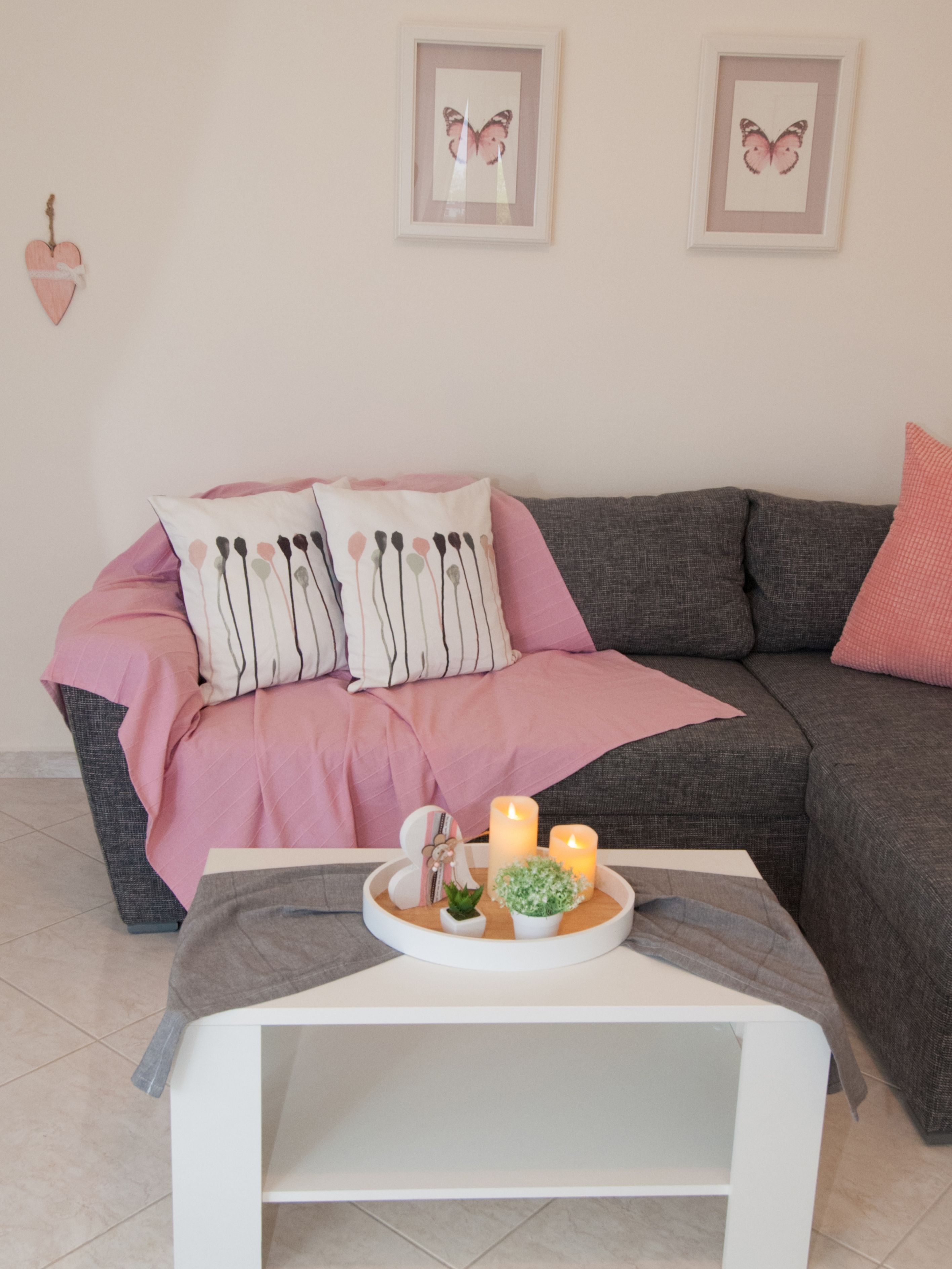 Apartment, 2 Bedrooms (Ortansia) | Living area | Flat-screen TV