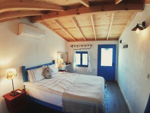 Habitació doble, terrassa | Roba de llit d'alta qualitat, wifi gratuïta i roba de llit 
