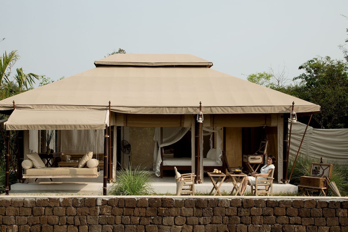 Superior Tent, 1 King Bed, Garden View | View from room