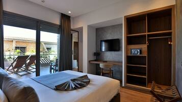 Suite Supérieure, 1 trÚs grand lit et 1 canapé-lit