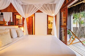 Comfort Bungalow, Garden Area | Minibar, in-room safe, blackout drapes, free WiFi - La Cozinha Bungalow (Cajueiro da Praia)