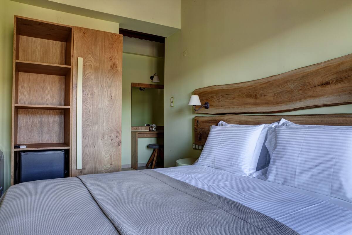 Doppelzimmer, Bergblick (Olivia) | Bettwäsche aus ägyptischer Baumwolle, Allergikerbettwaren