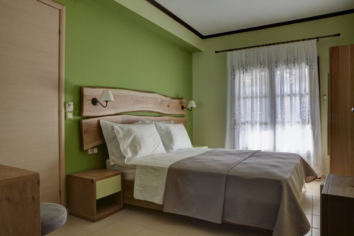 Doppelzimmer, Gartenblick (Eliada) | Bettwäsche aus ägyptischer Baumwolle, Allergikerbettwaren