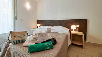Premium bedding, in-room safe, desk, soundproofing