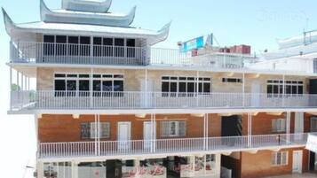 Voorkant van accommodatie