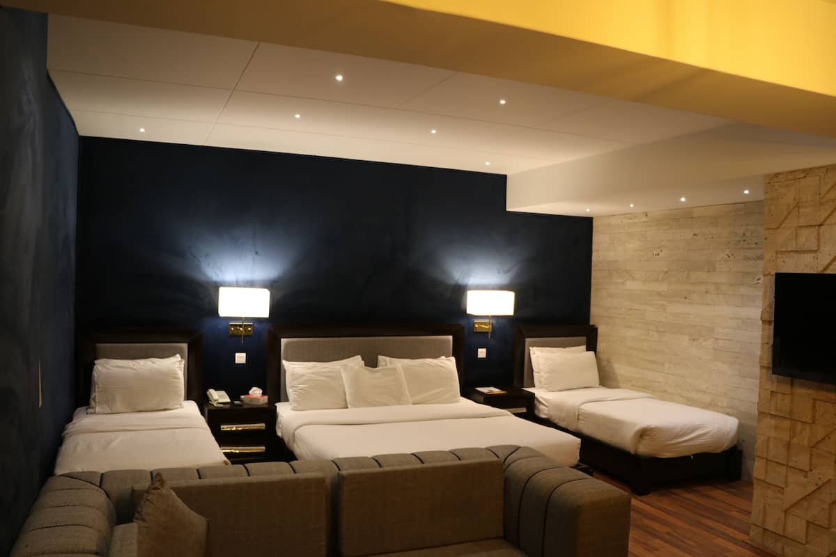 deluxe double room | 1 bedroom, in-room safe, soundproofing, iron/ironing board