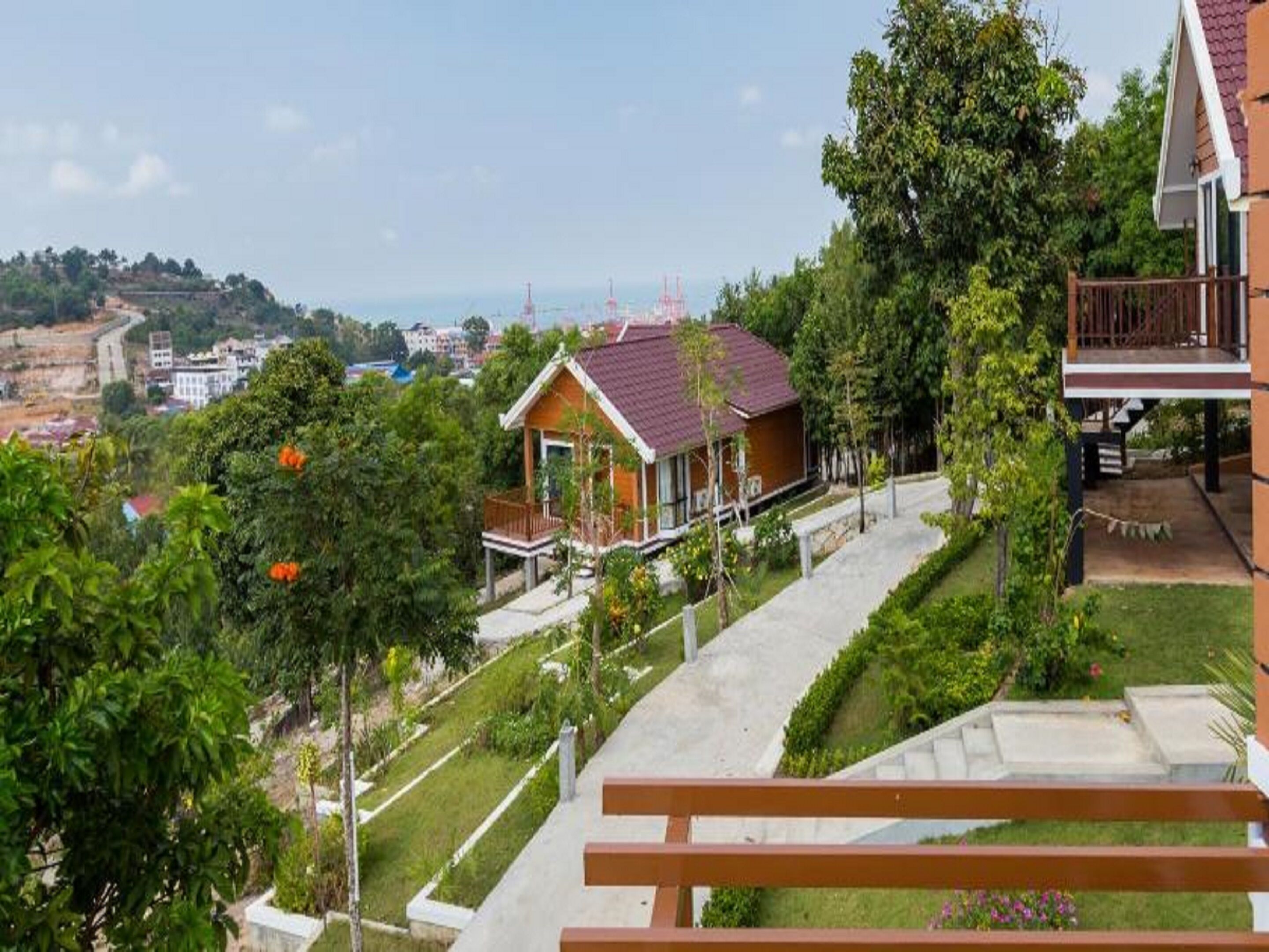 Entrée de l’hébergement