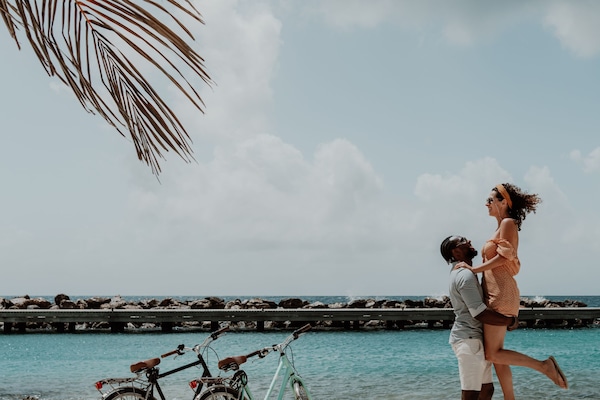 Una playa cerca, arena blanca