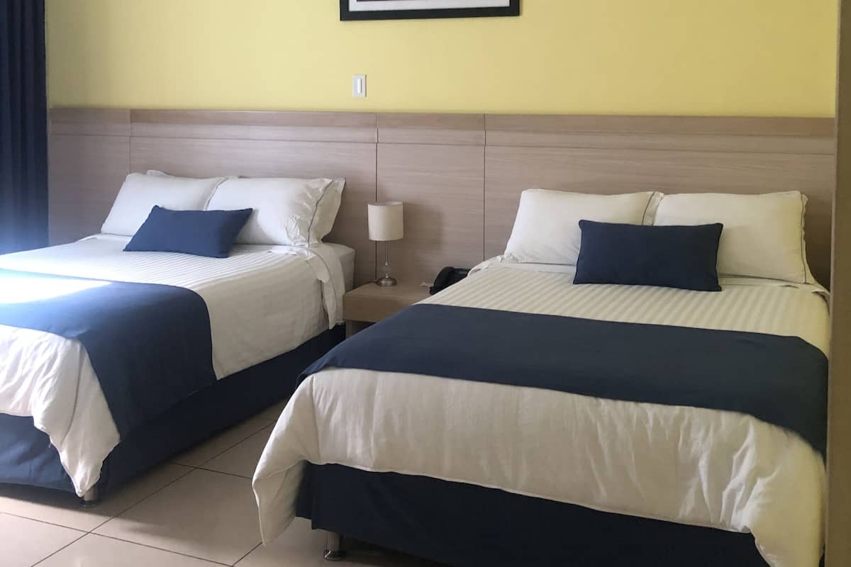 Double Room, 2 Double Beds | Premium bedding, pillowtop beds, minibar, in-room safe