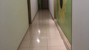 40-inch flat-screen TV with cable channels, TV