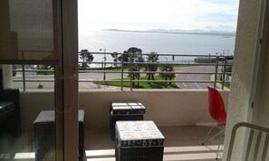 Economy Apartment, 1 Bedroom, Beach View, Sea Facing | Terrace/patio - Rent Vacation by Apartments Concon (Concon)
