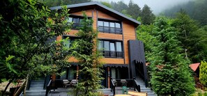 Façade de l’hébergement