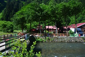 Façade de l’hébergement