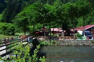 Konaklama yerinin ön cephesi