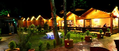 Front of property – evening/night