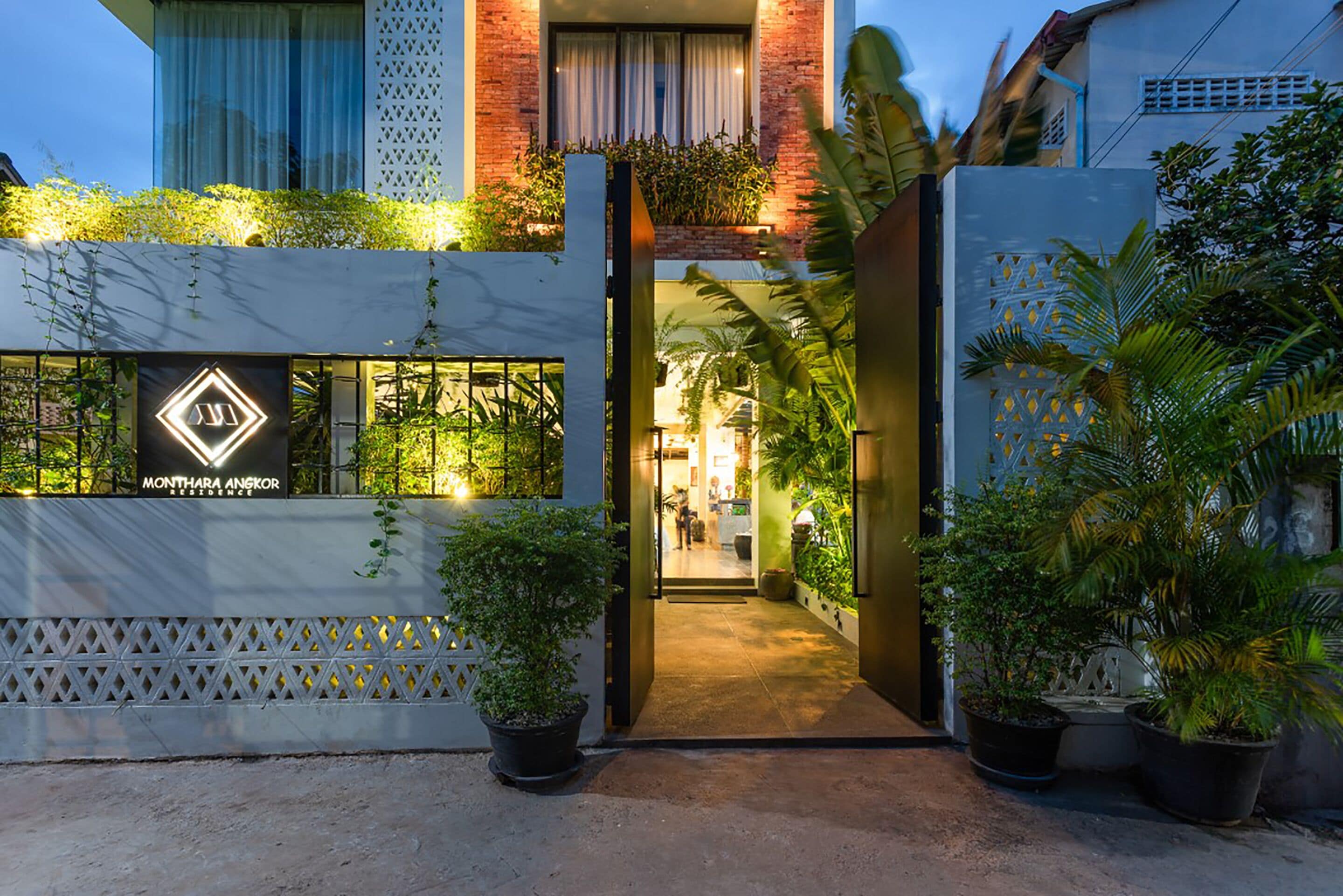 Front of property – evening/night